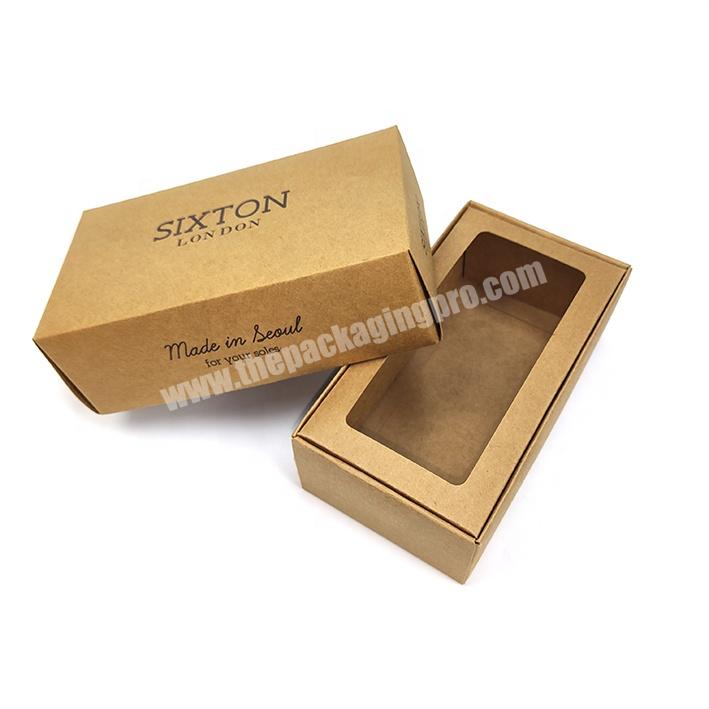 customized logo brown Kraft soap paper box