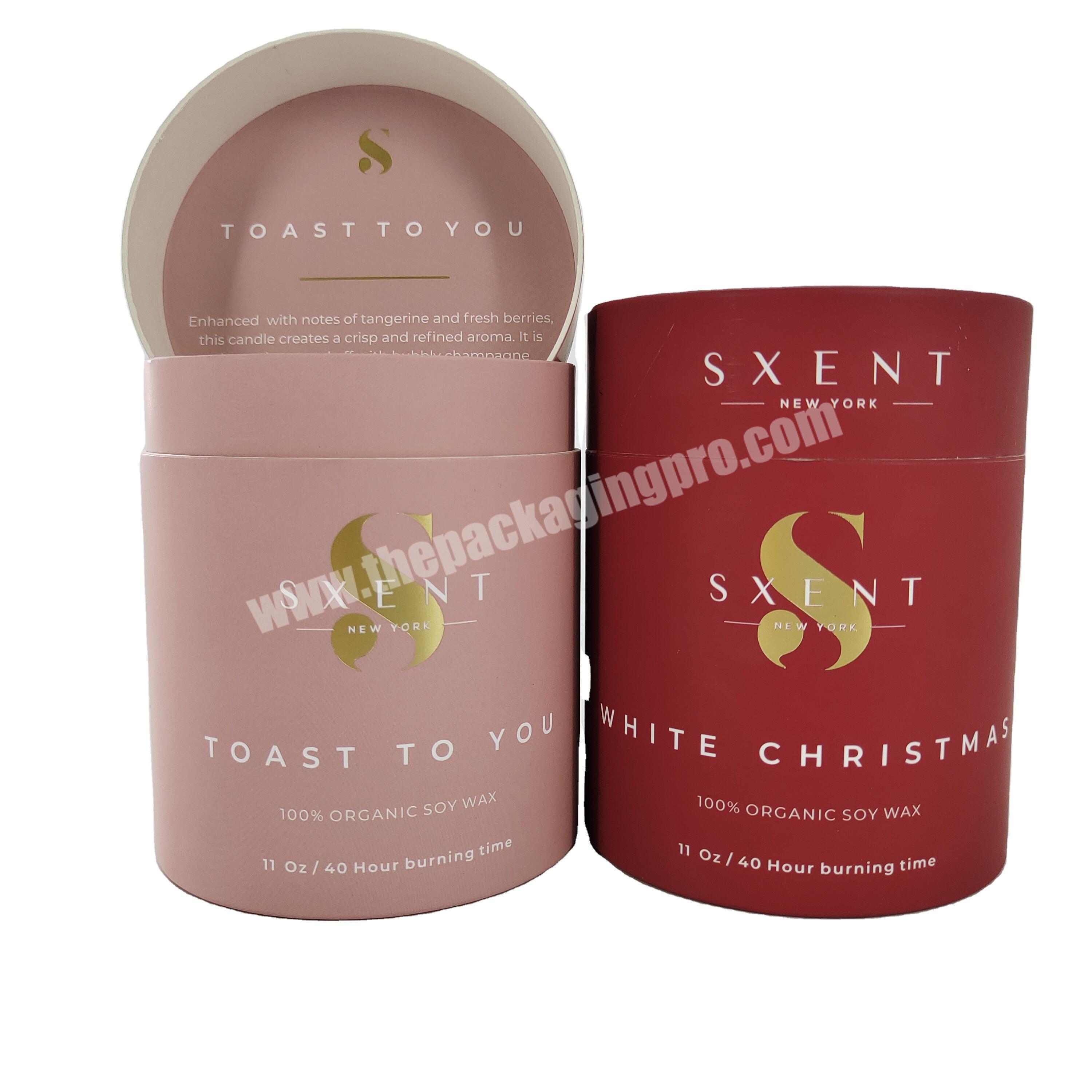 eco friendly soft touch packaging box for glass candle box packaging