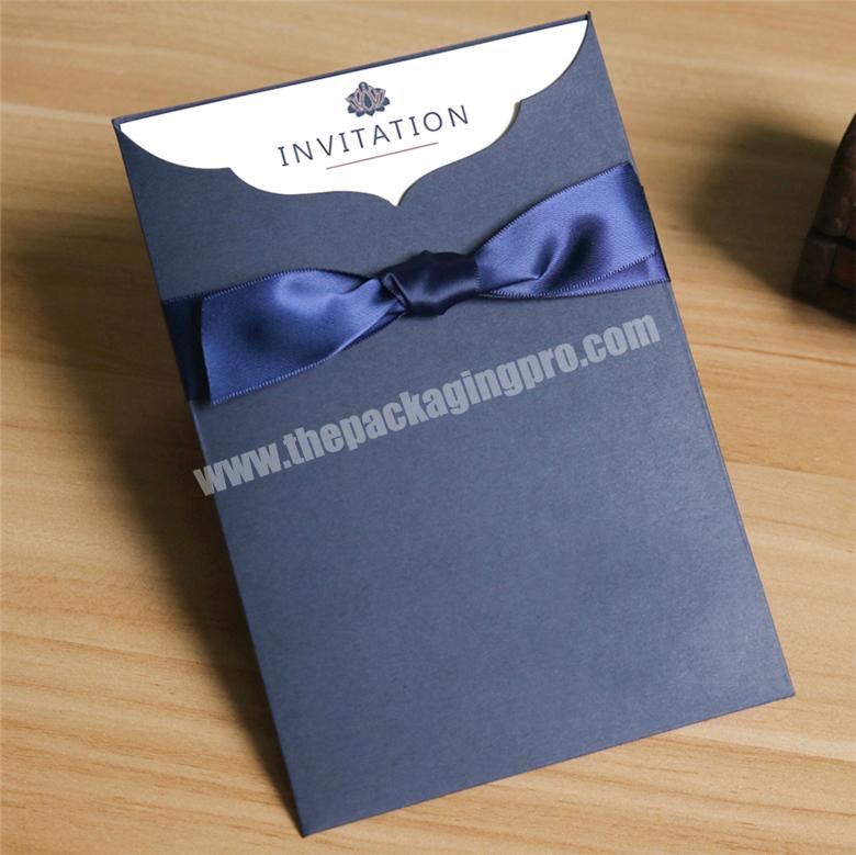 fashion high quality party used customized printed wedding card design