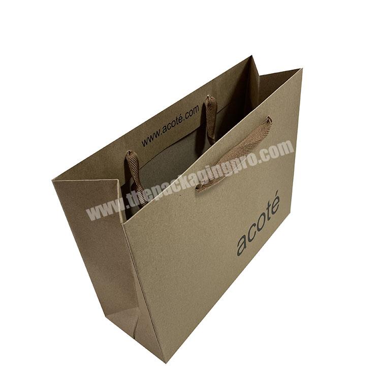 foldable shopping gift packing paper print bag