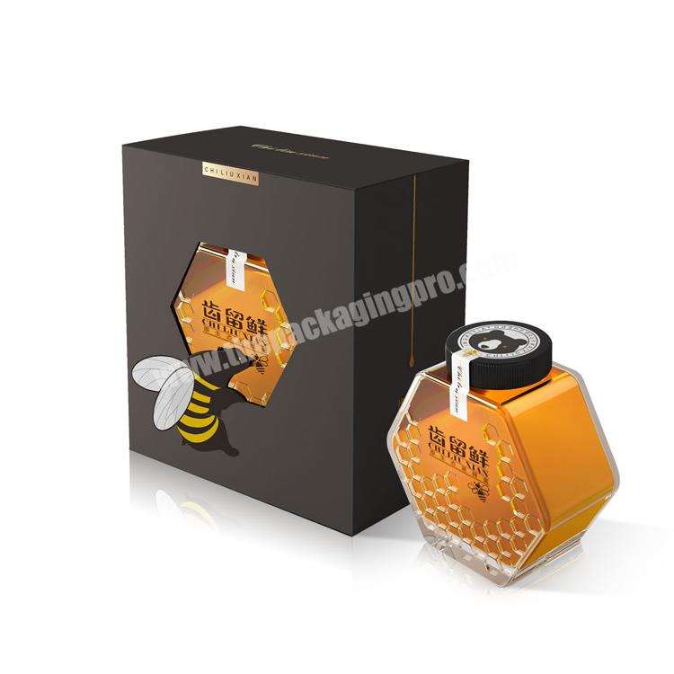 gift cardboard bee bottle honey box packaging