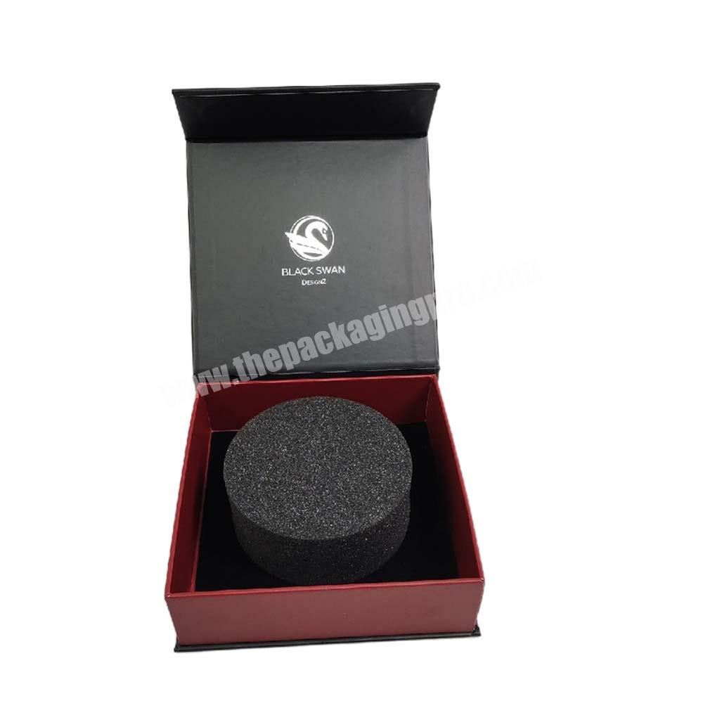 high quality rigid box pet cartones packaging sex collar for packing custom logo foam inlay