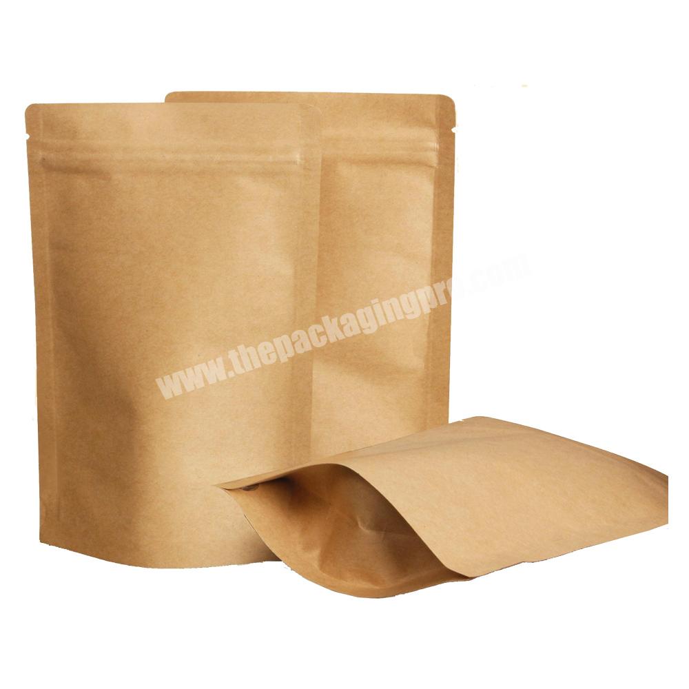kraft paper agricultural seed packaging bags with window