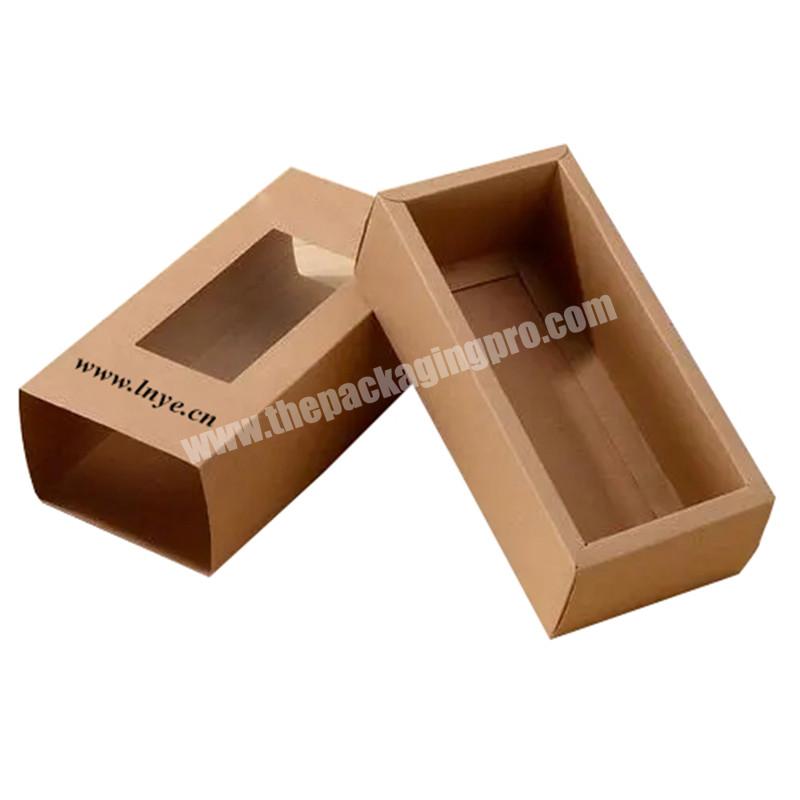 low cost Factory custom design kraft paper gift packing carton craft kraft box packaging
