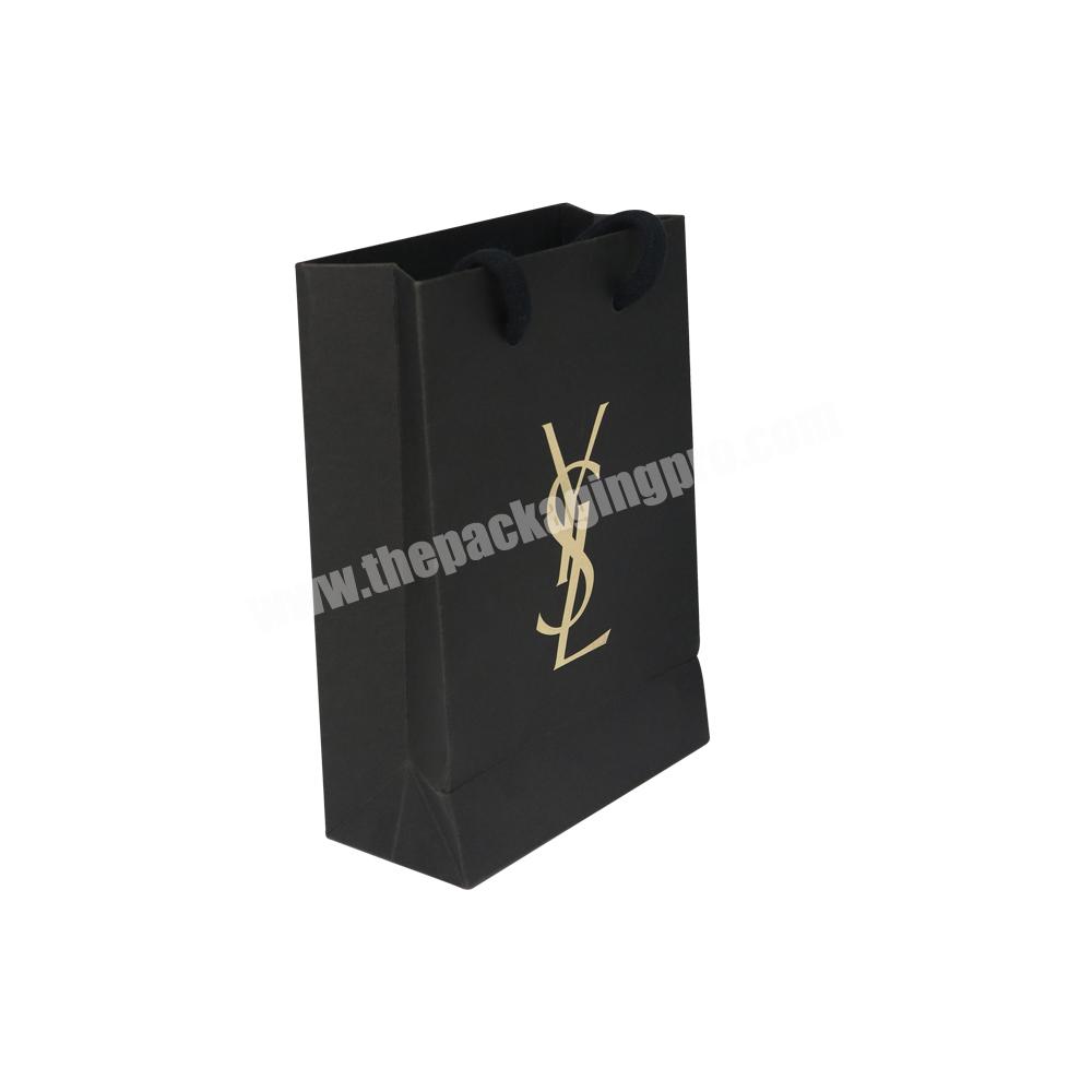 luxury black kraft paper bag christmas paper gift bag custom logo paper bag