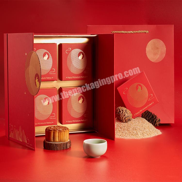 moon cake gift box moon cake box set with paper bag independent small package inner support