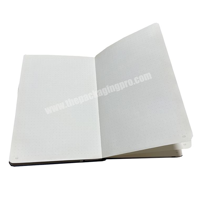 oem customized logo dotted lines journal