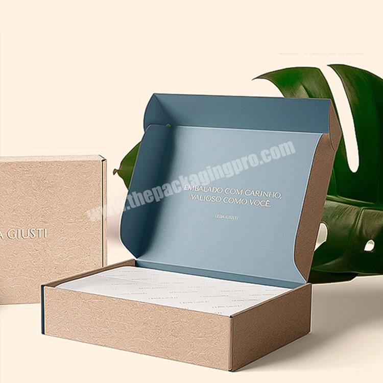 paper boxes gift box Custom attractive price hot sale portable corrugated packaging clothing mailer box shoes