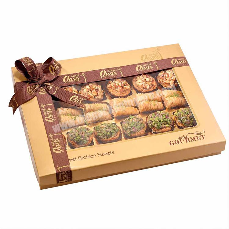 personalized food grade cardboard wholesale baklava box