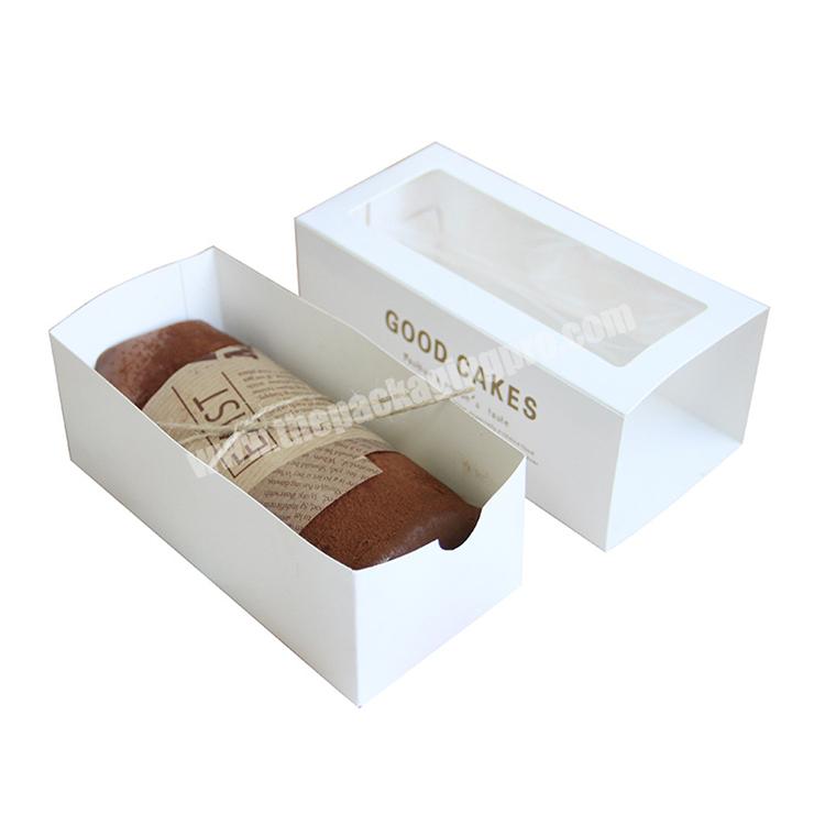 rectangle paper packaging single slice cake boxes