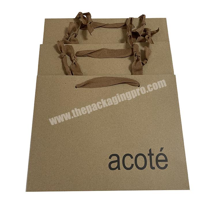 recycled print shopping paper bag