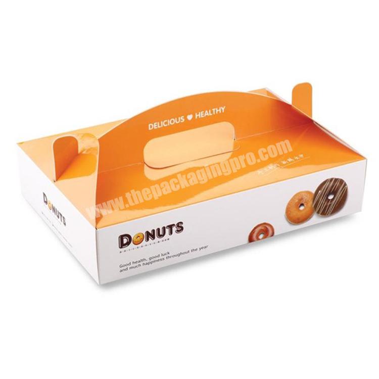 wholesale cardboard paper box donut packing