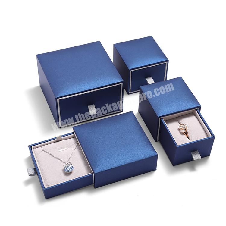 wholesale drawer gift with ribbon paper jewelry box