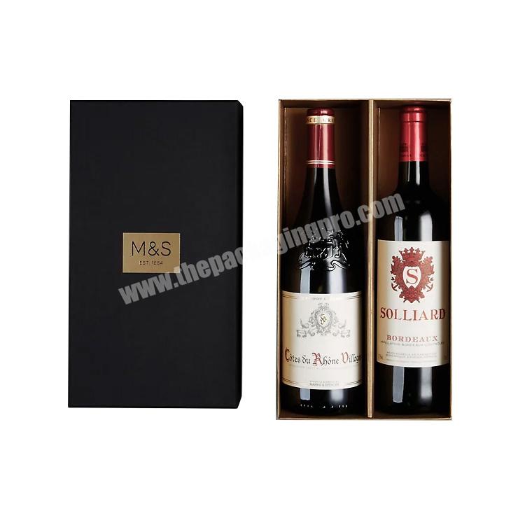 wholesale paper set glass for packaging wine gift box
