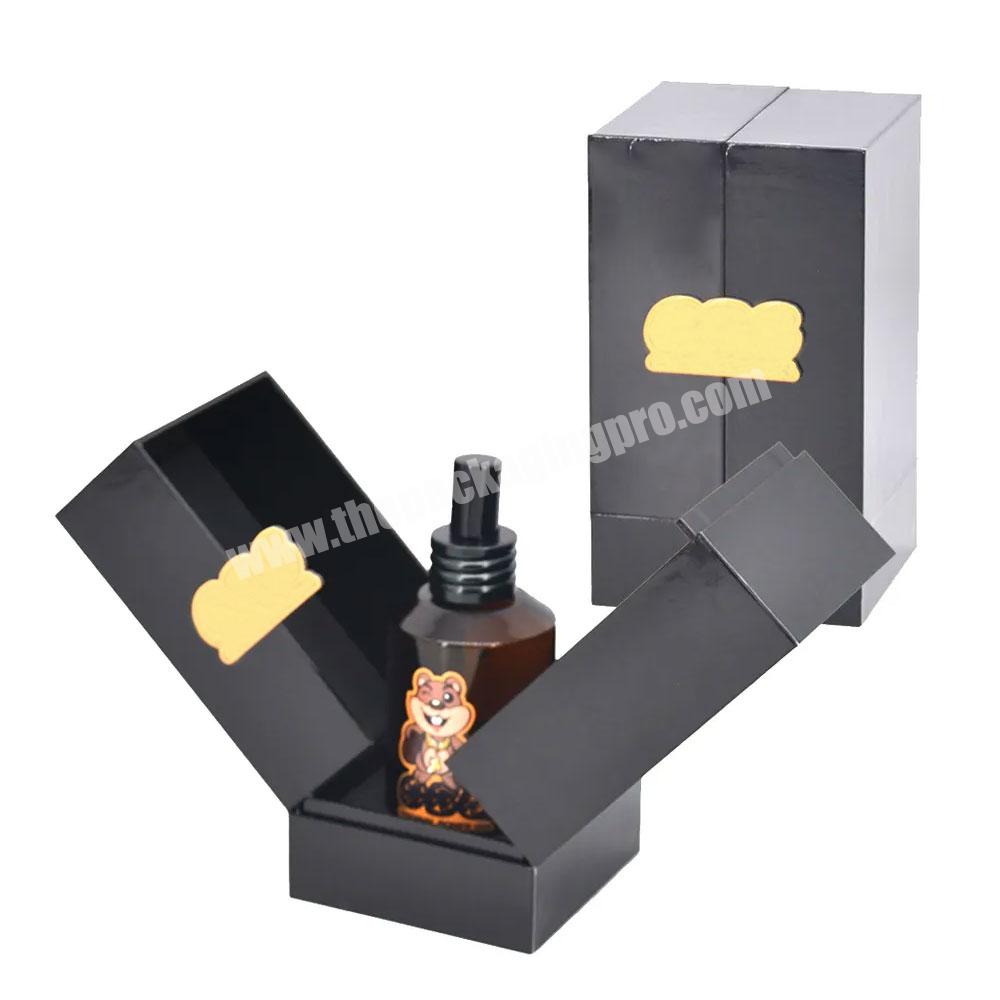 30ml perfume bottle packaging with ribbon high quality cosmetic perfume essential oil packaging boxes custom sample perfume box