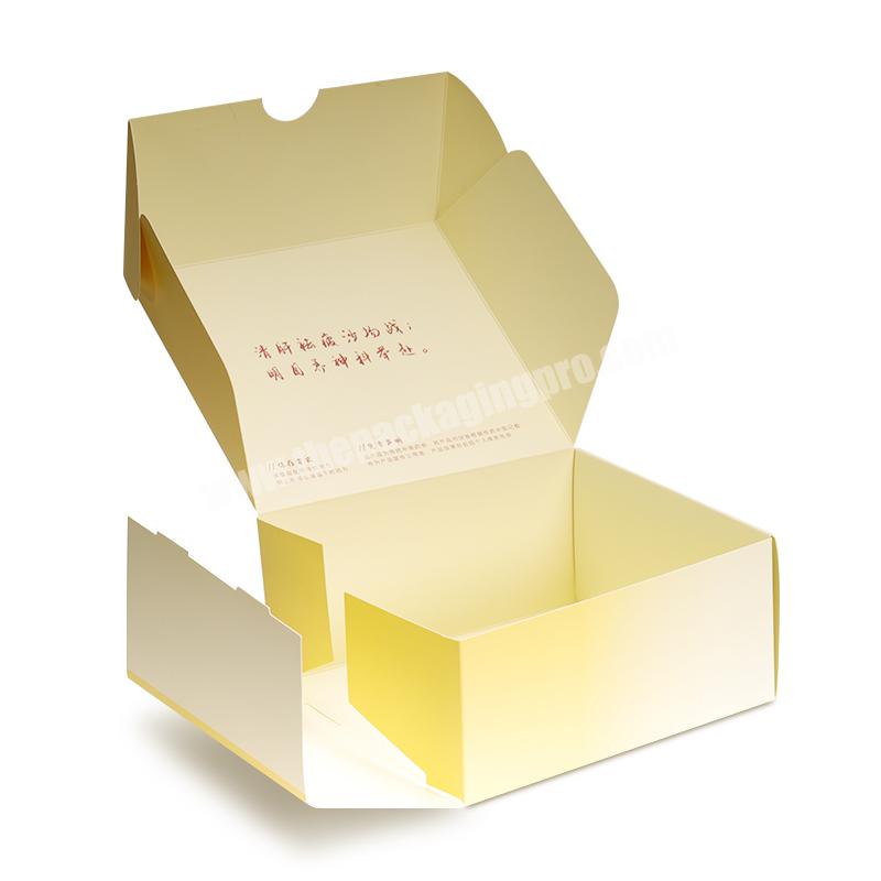 4c Offset Printing White Cardboard Clothing Paper Gift Box Packaging Box Custom