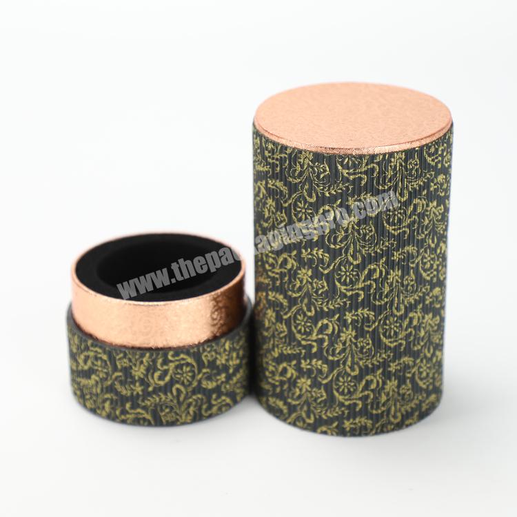 Bespoke Luxury Craft Round Hat Rigid Paper Box Tube Packaging Boxes for Bottles Packing
