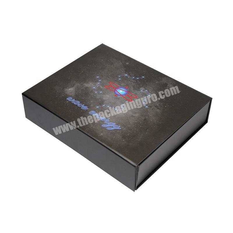 Black OEM Printing Luxury Cosmetic Box Paper Cardboard Nail Polish Box Packaging Gift Box for Glass Bottle