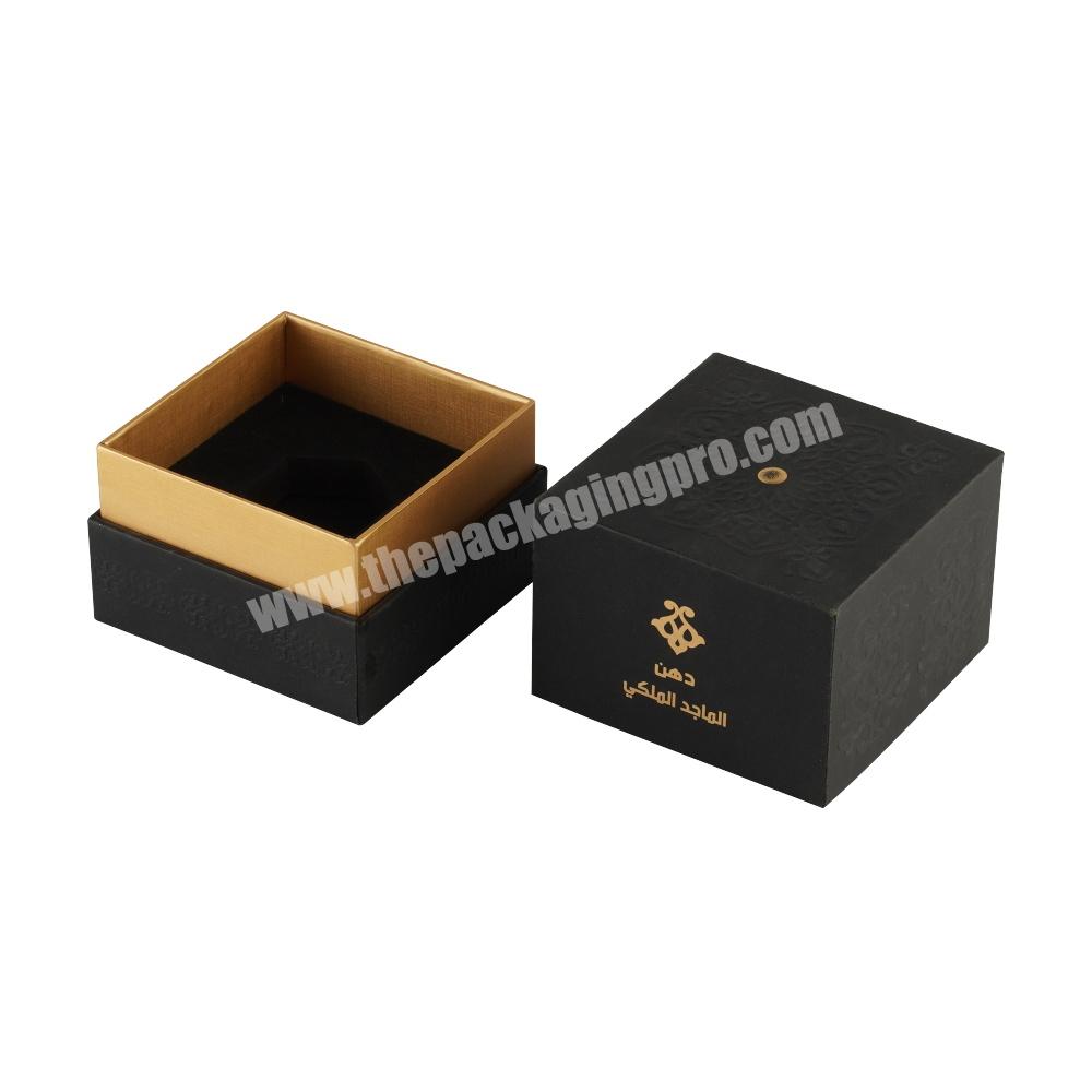 Black Velvet Lined Pink Jewelry Necklace Eternal Flower Gift Box Luxury Packaging