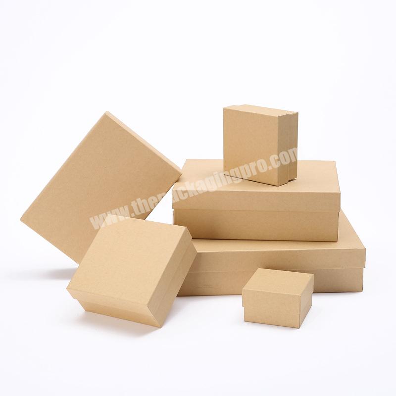 Blank White Cardboard Paper Gift Box Kraft Paper Candy Box Packaging DIY Baking Cookie Wrapper