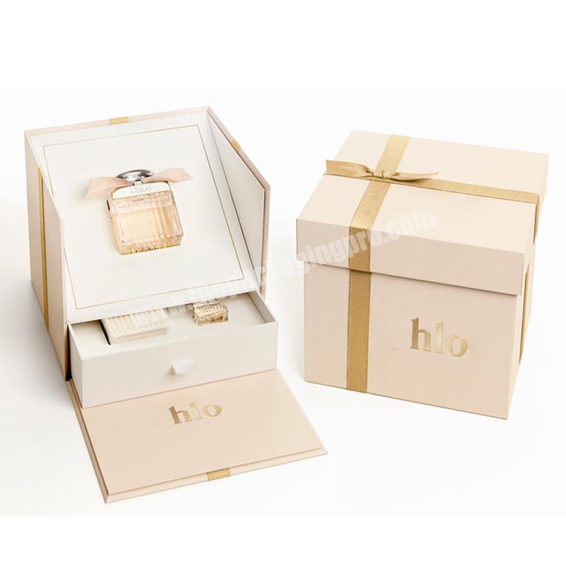 Cardboard Paper Gift Luxury Packaging Atomizer 8Ml Size Perfume Round Perfume Round Box magnetic essential oil box