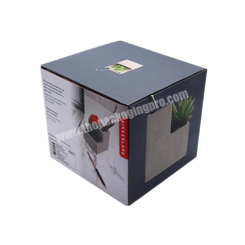 China Factory Recycle Paper Corrugated Carton Plant  Packaging Box Gift Box for Kids