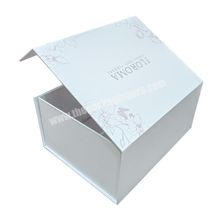 China Manufacturer Branding Rigid Cardboard Cosmetic Perfume Shipping Packaging Boxes with Magnetic Lid