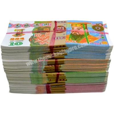 Chinese spot paper ancestor money supports custom