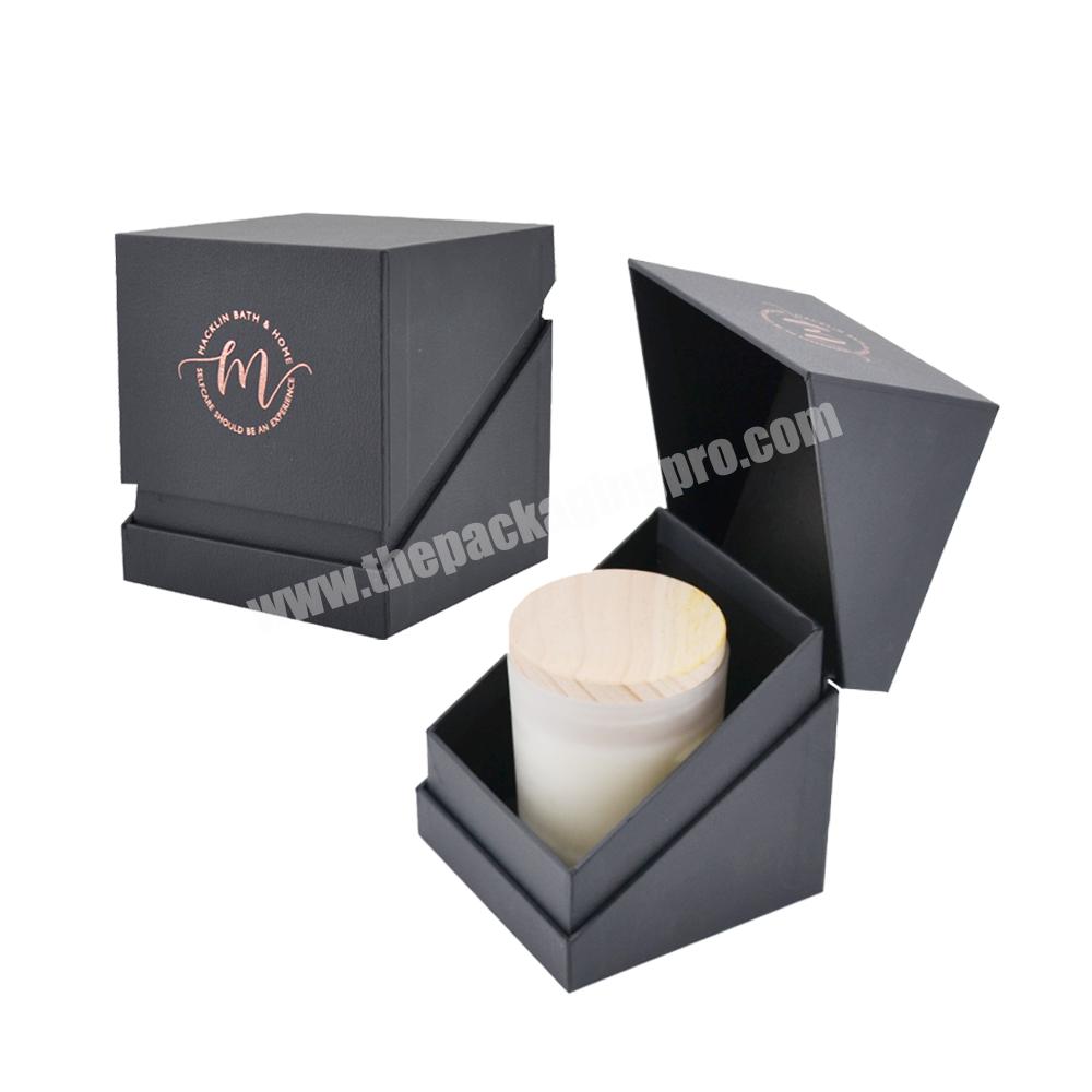 Christmas gift set candle packaging boxes luxury gift box for candles jar packaging design logo custom luxury candle gift box