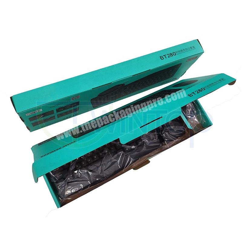 Consumer electronics full color printing mailer shipping box keyboard corrugated paper box
