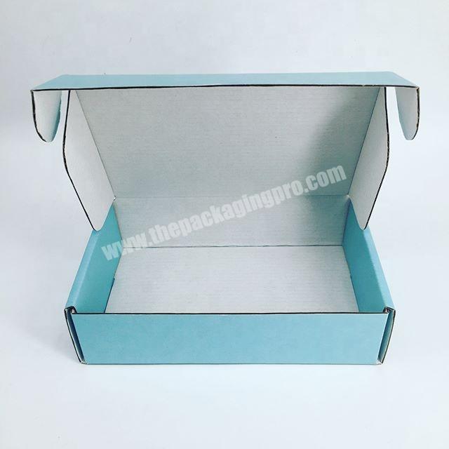 Corrugated shipping boxes custom logo shoe and underwear children's clothes packaging boxes