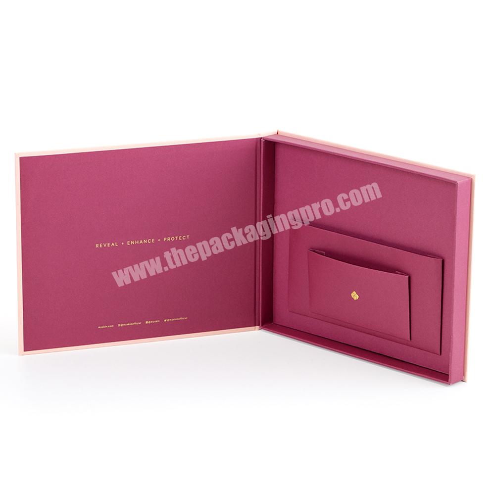 Creative custom logo printing skincare cosmetic packaging luxury cosmetic organizer paper gift makeup box cosmetic perfume box