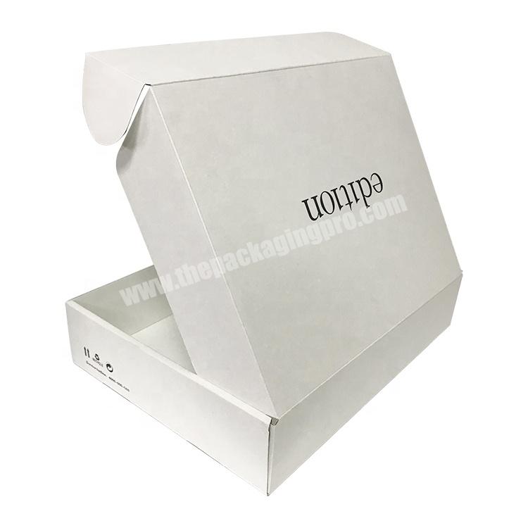 Crush Proof High Quality Corrugated Shipping Mailer Cardboard Box Boxes White