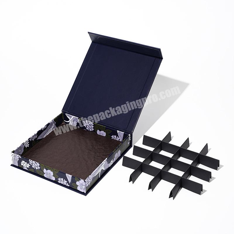 Custom  Magnetic Chocolate rectangular packaging Paper box