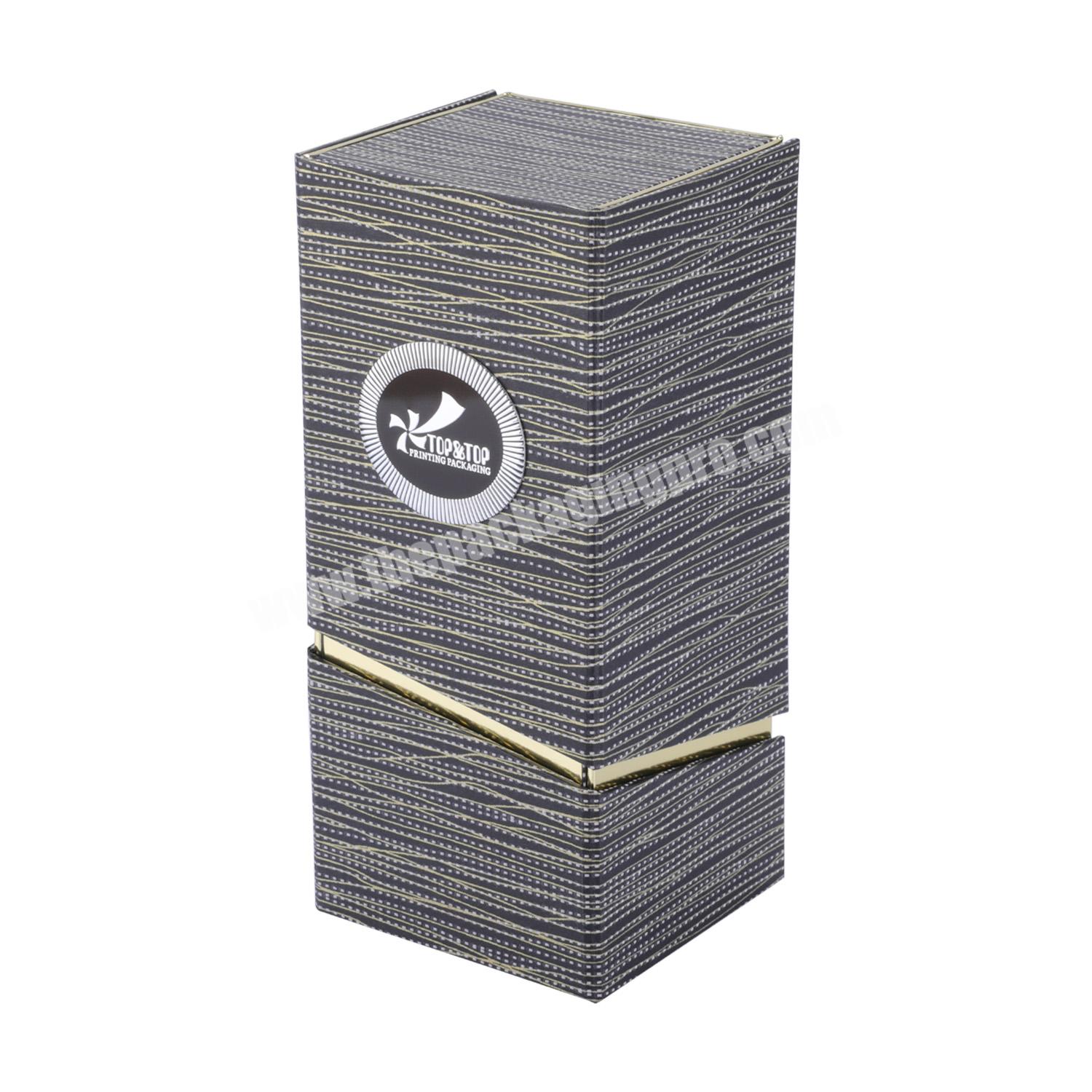 Custom 2 Pieces Rigid Perfume Box Luxury Scent Packaging Cardboard Box with Logo