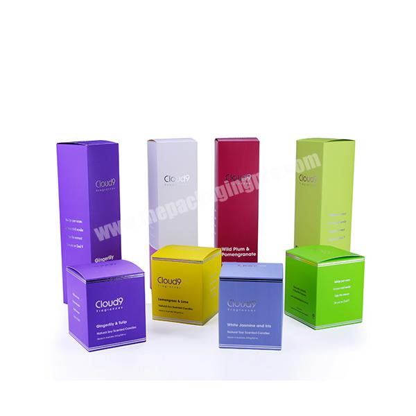 Custom Affordable Folding Cosmetic Cream Packaging Printing Logo Lotion Packing Paper Box