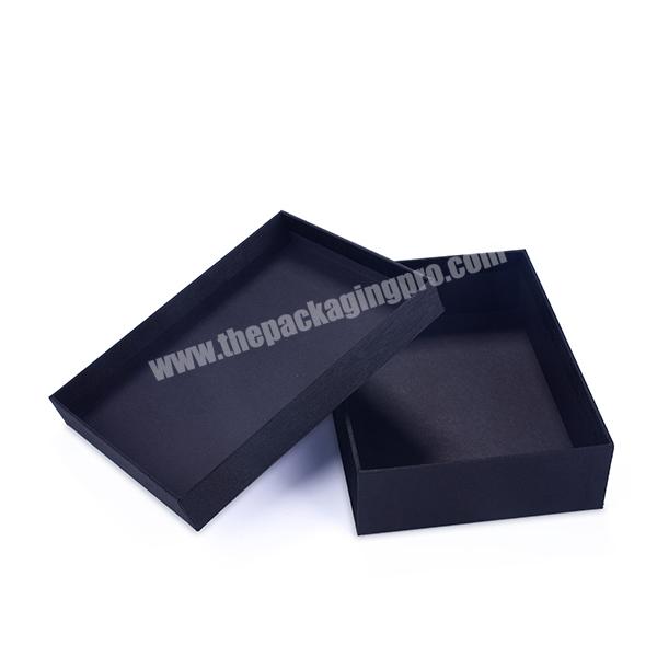 Custom Black Shoes Box Printing Logo Affordable Cardboard Lid and Base Paper Box