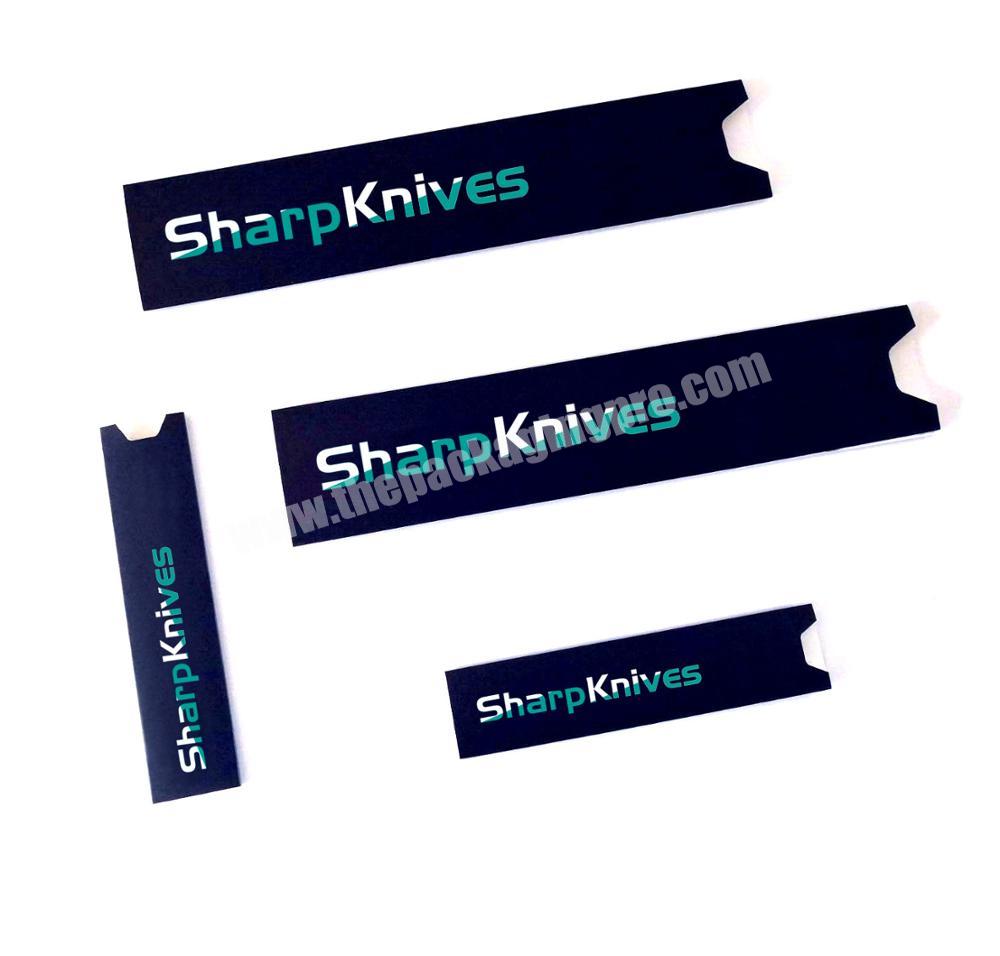 Custom Blade Saver Blade Edge Protectors Knife Pouch Knife Cardboard Sleeve With Logo