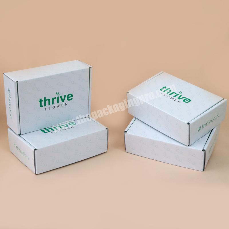Custom Cardboard Paper Mailer Packaging Shipping Underwear Clothing Shoe Gift Print Corrugated Box