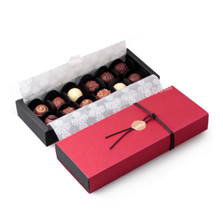 Custom Christmas Gift Favor Treat Candy Strawberry Chocolate Sweet Paper Packaging Box