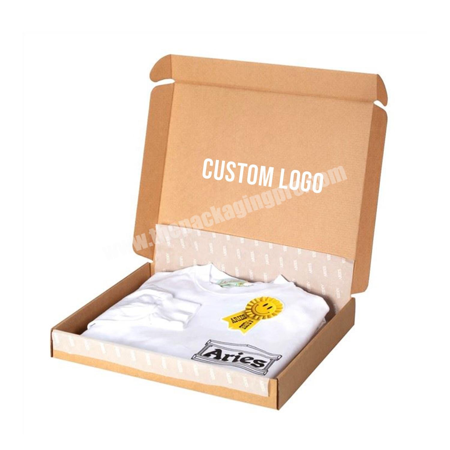Custom Design Mailer Shipping Delivery Box Corrugated Board Wholesale Color Box Foldable Mailer For Cloth Packaging Box