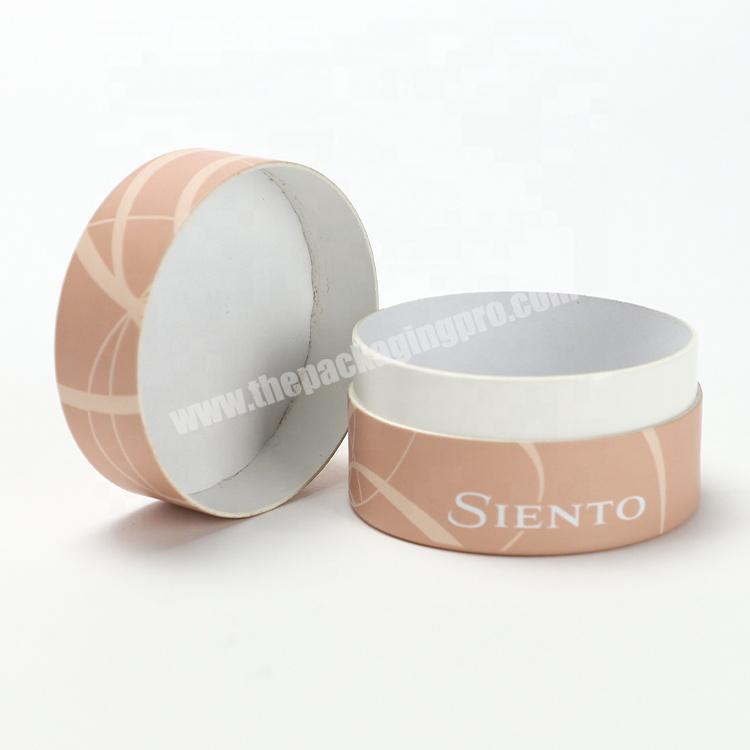 Custom Empty Small Kraft Round Cosmetic Candle Packaging Box Cardboard Cylinder Gift Jewellery Paper Tube Box For Gift Packaging