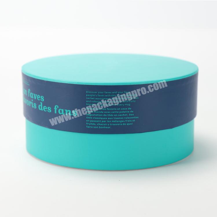 Custom Hollow Out Round Hat Box Perfume Jewellery Wig Rounded Tube Packaging Design Logo Cardboard Circle Paper Box With Lid