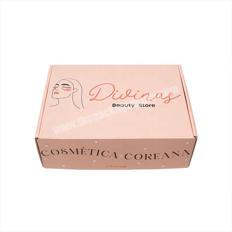 Custom Logo  Paper Boxes Corrugated Shipping Box Cosmetic Packaging Box