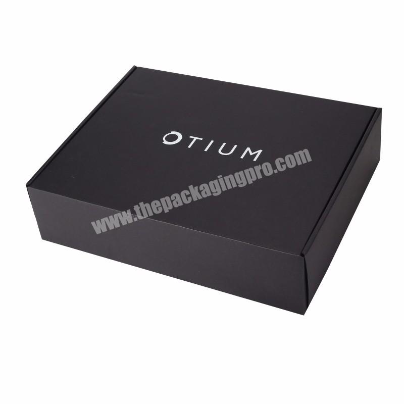 Custom Logo Black Cheap Price Carton Corrugated Paper Shipping Packaging Gift Box