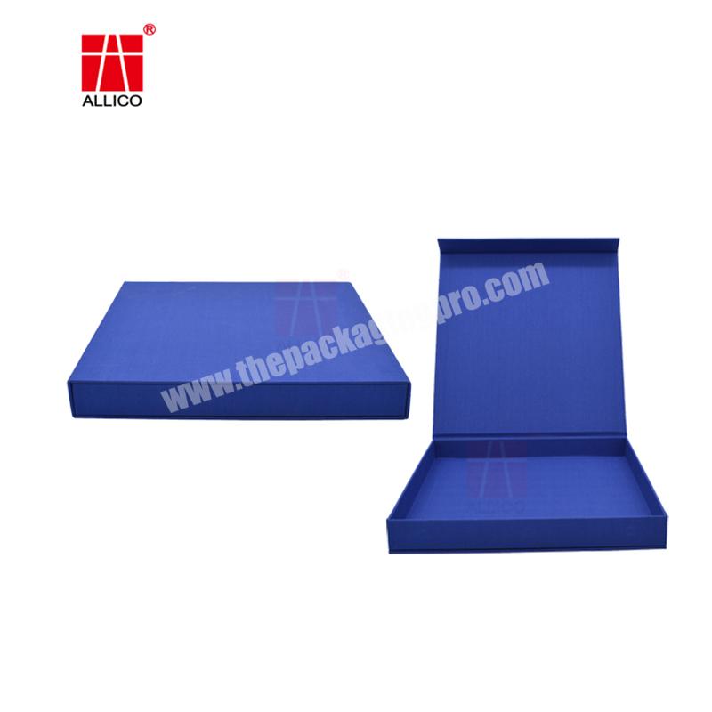 Custom Logo Elegant Folding Flat Paper Packaging Box Luxury Magnetic Gift Box with Magnet Closure