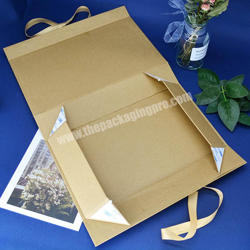 Custom Logo Kraft Paper Box Packaging Cardboard Recycled with Handle Luxury Paper Clothing Sliding