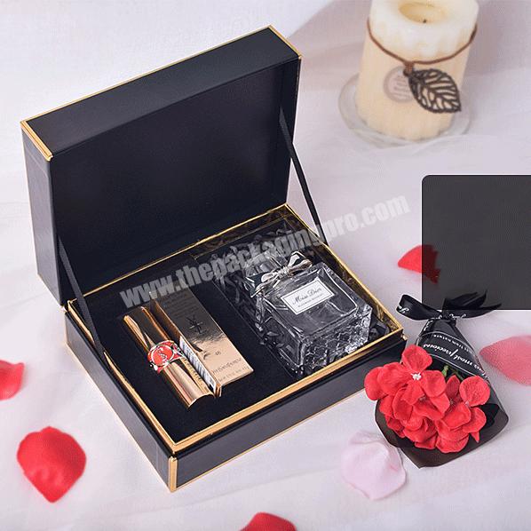 Custom Logo Luxury Cardboard Paper Cosmetic Boxes Lipstick Make Up Perfume Packaging Gift Boxes
