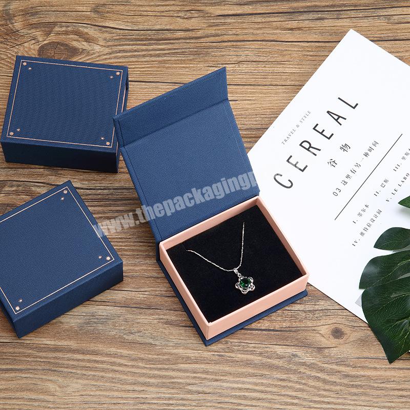 Custom Logo Luxury Printed Jewelry Storage Packaging Unique Necklace Jewelry Packaging Box