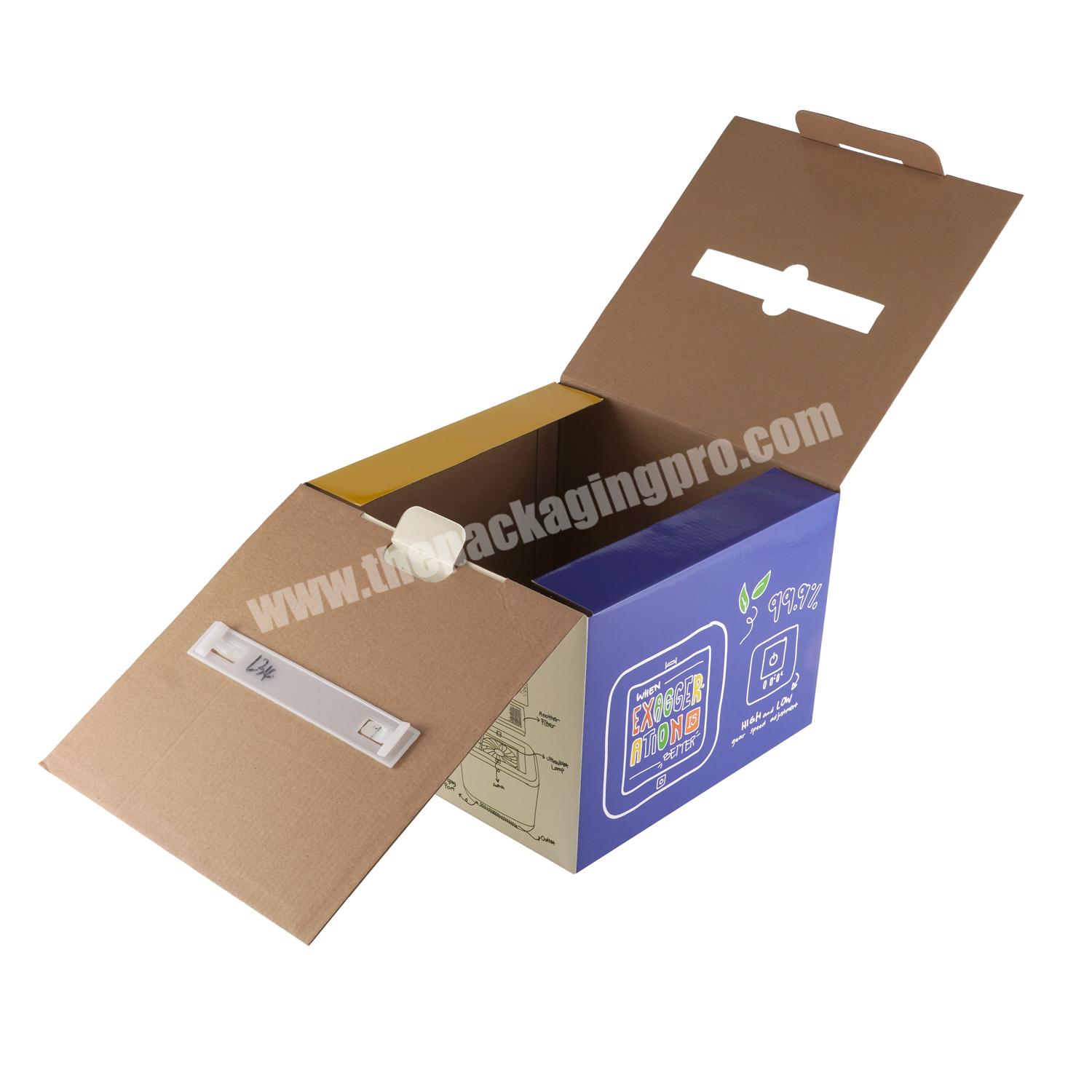 Custom Logo Printed Mailing Eco-friendly Corrugated Cardboard Paper Cartons Large Packaging Shipping Mailer Box